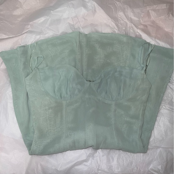 HOUSE OF CB 'Christiana' Light Jade Mini Dress - Picture 8 of 17